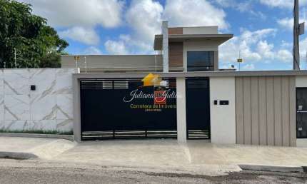 CASA LINEAR À VENDA, COM 4 QUARTOS, PISCINA, ÁREA GOURMET, TERRENO COM 360M², NO PARQUE DAS FLORES, RIO DAS OSTRAS, RJ