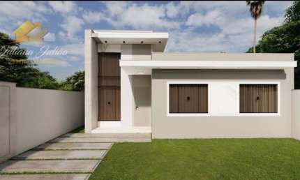 CASA LINEAR À VENDA, COM 3 QUARTOS E QUINTAL, NA ENSEADA DAS GAIVOTAS, RIO DAS OSTRAS, RJ