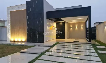 Casa linear em alto padrão com 3 quartos a venda no condominio viverde 3 em rio das ostras rj