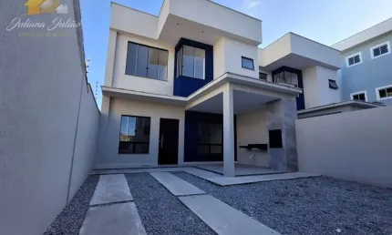 Casa duplex com 3 suítes a venda no bairro costazul em rio das ostras rj
