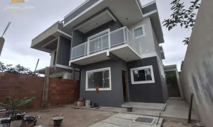 Casa duplex com 3 quartos, à venda, no jardim mariléa, rio das ostras, rj