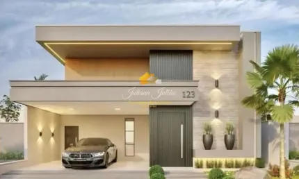 Casa linear em alto padrão com 3 suítes com closet a venda no condomínio alphaville 1 em rio das ostras rj