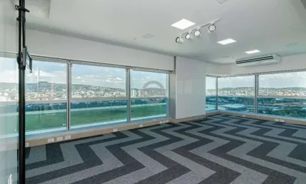 Sala comercial com 2 salas para alugar na avenida diário de notícias, 400, cristal, porto alegre por r$ 6.300