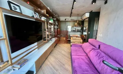 Apartamento a venda brooklin 58m² 2dorms 1suíte 1vg todo mobiliado