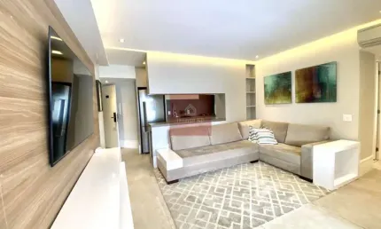 Aparamento á venda itaim bibi 80m 2dorms 1suíte 2vagas mobiliado predio novo