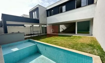 CASA EM CONDOMÍNIO FECHADO NO CAMPO BELO 505M 4SUÍTES/4VAGAS RECÉM ENTREGUE