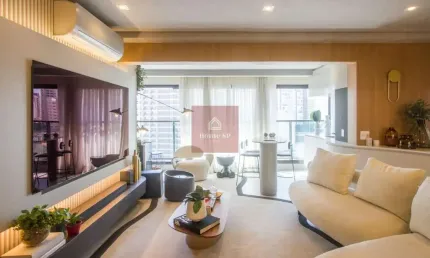 Apartamento impecável com 84m2, 2 dormitórios no haus mitre brooklin