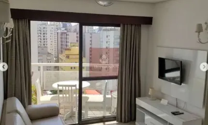 Um dos flats mais procurados de Moema, Excelente localização