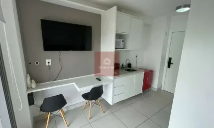 Studio de 25m² Mobiliado no Vitralli Moema|500m do Metrô Moema
