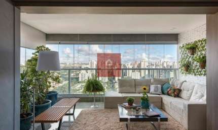 APARTAMENTO NO BROOKLIN MOBILIADO/DECORADO A VENDA 58m² 1SUITE 1VAGA