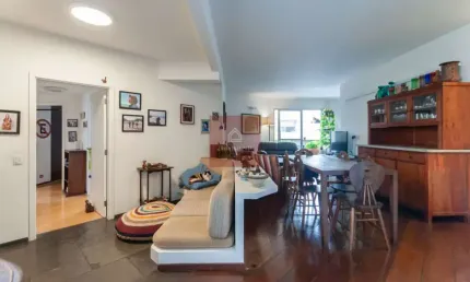 Brooklin | 150m² | 3 Dorms (1 Suíte) | 1 Vaga | Lareira + Sacada