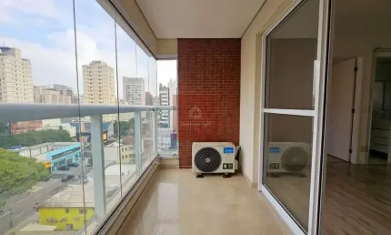 Apartamento com 1 dormitório, 1 vaga e com 45m² - Moema