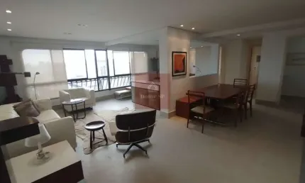 JARDIM PAULISTA 122M² 2SUITES 2VAGAS DE GARAGEM MOBILIADO
