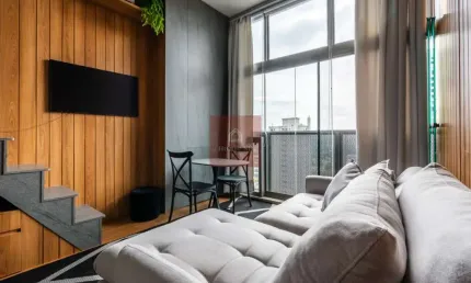Apartamento com 1 quarto à venda na Alameda dos Arapanés, --, Moema, São Paulo