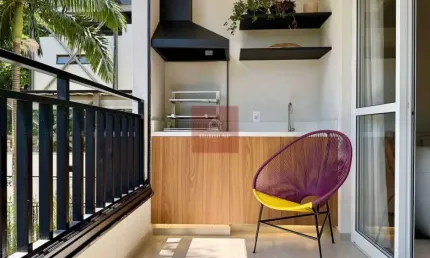 Apartamento de alto padrão com 2 dorm no campo belo