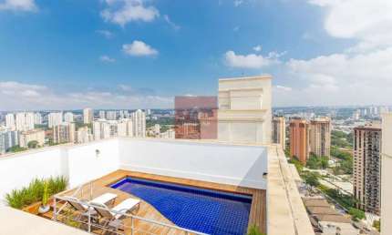 ALTO DA BOA VISTA - Cobertura para venda com 4 quartos, sendo 3 suítes, 4vagas, 311m²