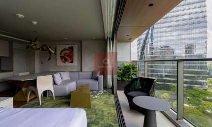 Mobiliado! 1 suíte, 1 vaga e com 53m² - Vila Olímpia