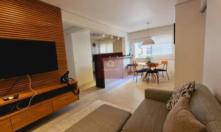 Mobiliado! Apartamento com 2 dormitórios, 1 vaga e com 60m² - Moema