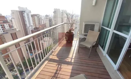 DUPLEX VILA NOVA CONCEIÇÃO 104M² 1DORM 2BANHEIRO 2VAGAS MOBILIADO