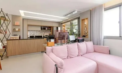 Excelene apartamento no brooklin com 55m², totalmente reformado, 1 suite, 1 vaga.