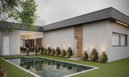 LINDA CASA DE 3/4 COM PISCINA NO ALPHAVILLE 3 ABRANTES