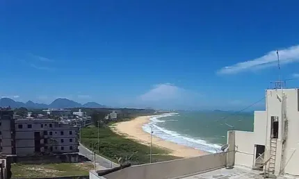 Cobertura 3 quartos suítes, vista para o mar na enseada azul em guarapari-es.