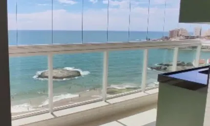 Apartamento frente mar na praia do morro / simplesmente deslumbrante - guarapari