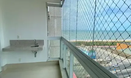 APARTAMENTO NOVINHO COM VISTA LATERAL PARA O MAR DE ITAPARICA / VILA VELHA - ES