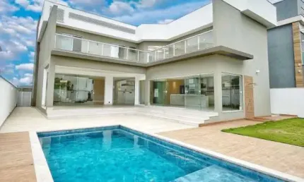 LINDA CASA MODERNA DE ALTO PADRÃO EM BOULEVARD LAGOA.