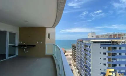 Apartamento com vista mar na praia do morro / guarapari - es