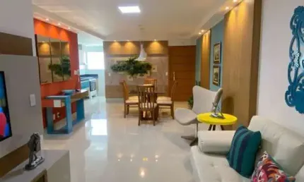 APARTAMENTO DECORADO NA PRAIANHA DE MUQUIÇABA / GUARAPARI