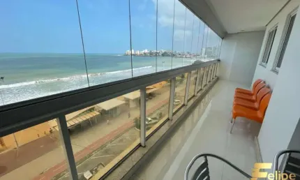 Apartamento de frente para a praia do morro - guarapari / es