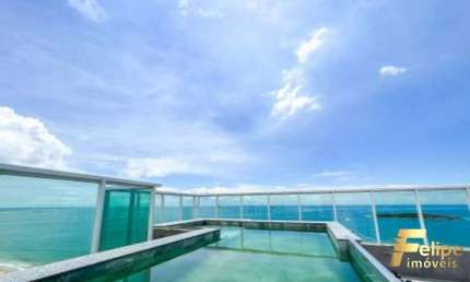 Cobertura Duplex Frente para o mar na Praia de Itaparica