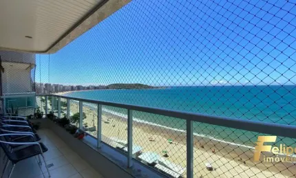 ÓTIMO APARTAMENTO DE FRENTE PARA O MAR DA PRAIA DO MORRO - GUARAPARI / ES