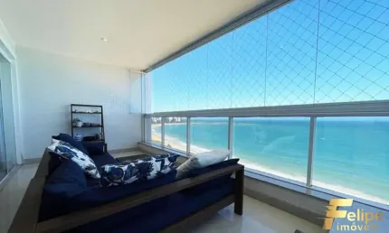 Cobertura / penthouse com vista de cinema na praia da costa / vila velha - es