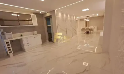 FINO APARTAMENTO SEMIMOBILIADO NA MATA DA PRAIA - VITÓRIA / ES