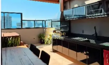 COBERTURA DUPLEX TOTALMENTE REFORMADA NA PRAIA DA COSTA.