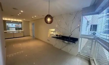 LINDO APARTAMENTO SEMIMOBILIADO COM 3 QUARTOS NA PRAIA DA COSTA.