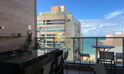 Apartamento frente mar com porteira fechada na praia de itaparica!
