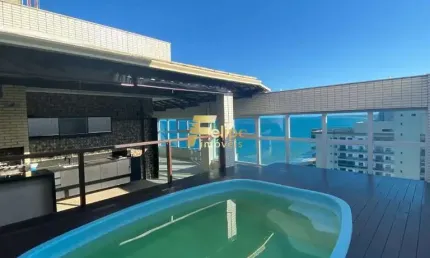 Cobertura Duplex em prédio frente ao mar | Divisa entre Itaparica e Itapuã.
