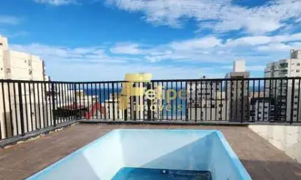 Apartamento cobertura duplex - praia do morro - guarapari/es