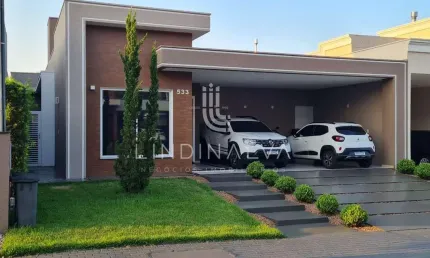 Casa mobiliada no Condomínio Safira, com suíte e closet, 2 quartos, área gourmet e piscina