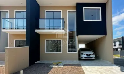 Sobrado Novo em Condomínio Fechado à venda no bairro Ouro Fino em SAO JOSE DOS PINHAIS, Paraná
