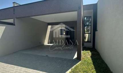 Casa Nova com 03 dormitórios sendo 01 Suíte à venda, Cidade Jardim, São José dos Pinhais, PR