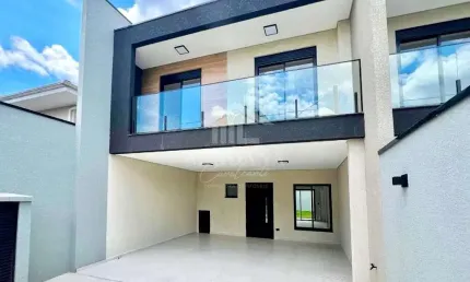 Sobrado à Novo com 03 Dormitórios sendo uma Suiye , área Gourmet à Venda no bairro Cidade Jardim, S
