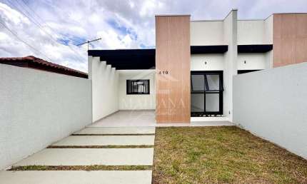 Casa Nova com 03 dormitórios sendo 01 suíte à venda, Ouro Fino, São José dos Pinhais, PR