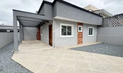 Casa à venda nova com 02 dormitórios a venda no santo antônio, são josé dos pinhais, pr