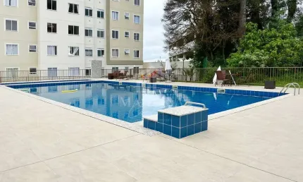 Apartamento com sacada e churrasqueira, 02 dormitórios à venda no uberaba em curitiba, pr