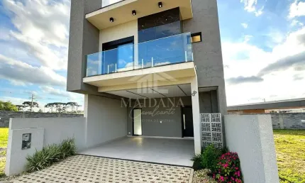 Triplex em condomínio à venda, sendo 3 suítes, costeira, são josé dos pinhais, pr