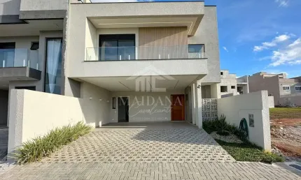 Triplex em condomínio à venda, sendo 3 suítes, costeira, são josé dos pinhais, pr
